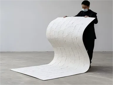 MCM Flexible Rammed Earth Panel | Bendable Soft Stone Wall Cladding