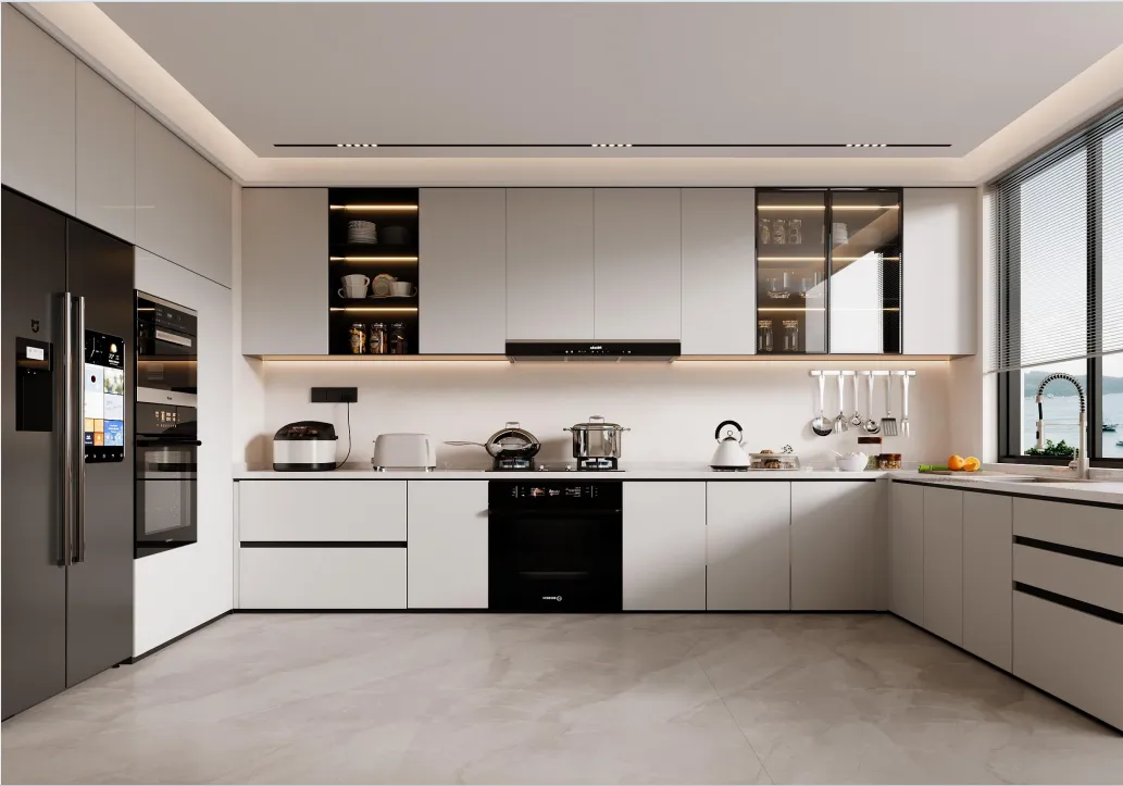 Custom Built-in Kitchen Cabinets | Interior Fixtures for Hotel & Apartment Projects