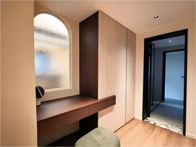 Arched Niche & Full House Custom Wall Cabinet Project