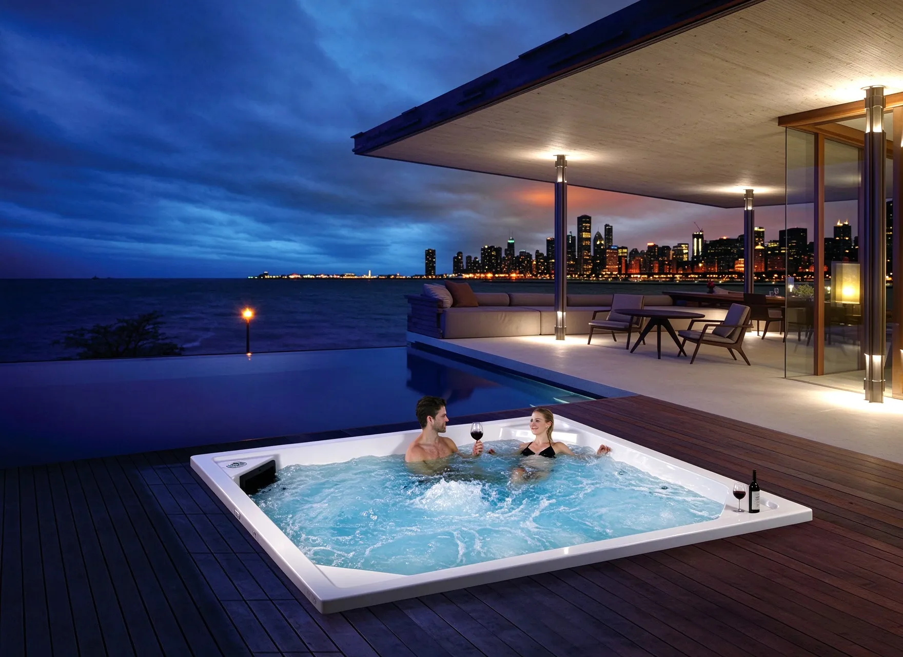 Customizable Shape Outdoor Spa, Personalized Hydrotherapy Pool