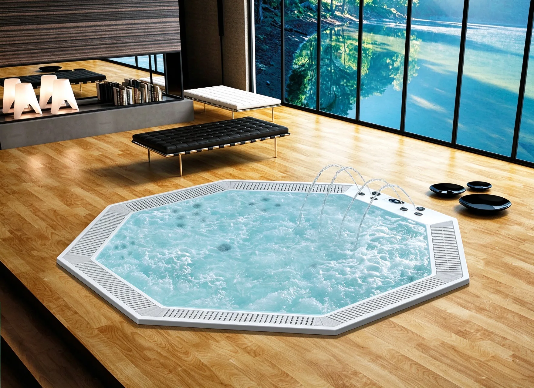 Customizable Shape Outdoor Spa, Personalized Hydrotherapy Pool