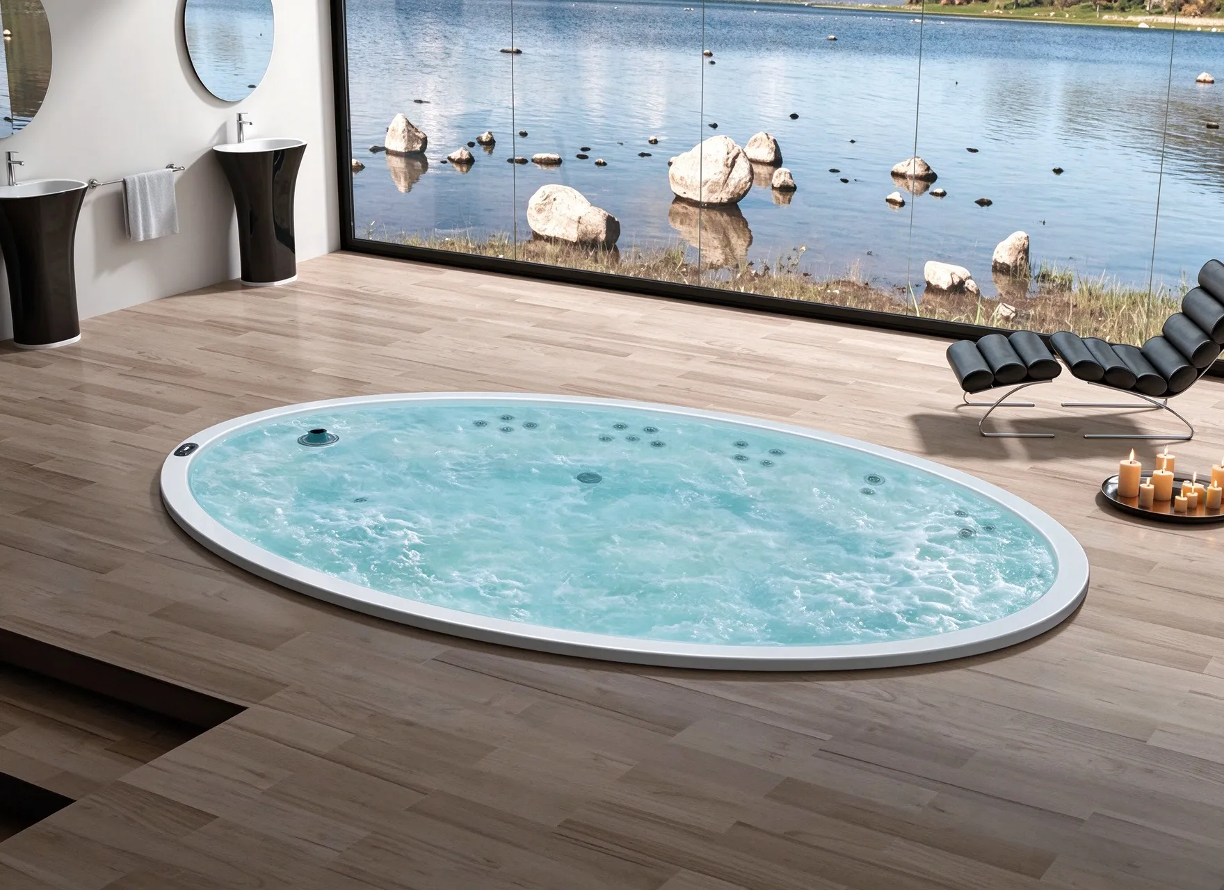 Customizable Shape Outdoor Spa, Personalized Hydrotherapy Pool