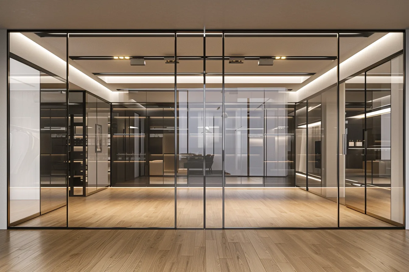 Glass & Acrylic Combination Wardrobes