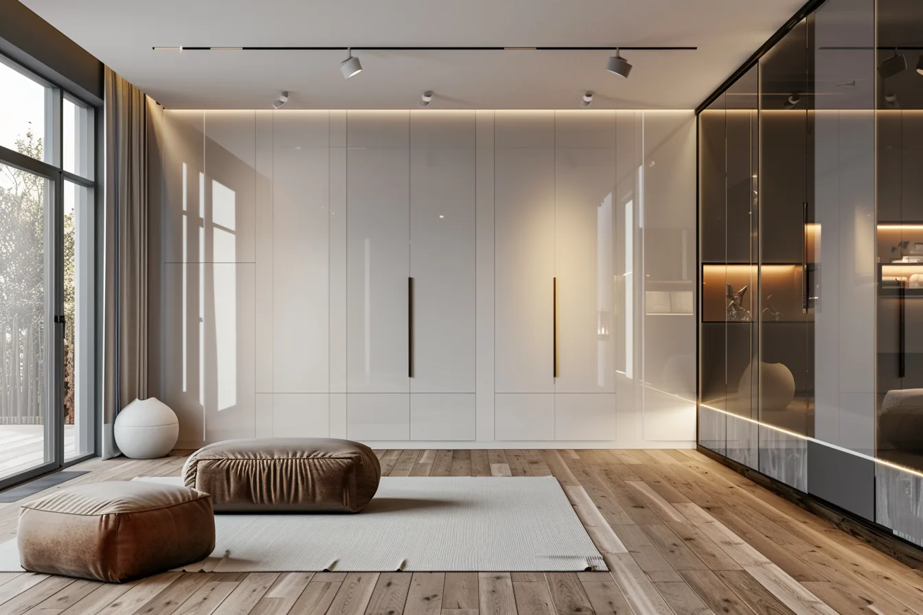 Two Tone Acrylic Wardrobes