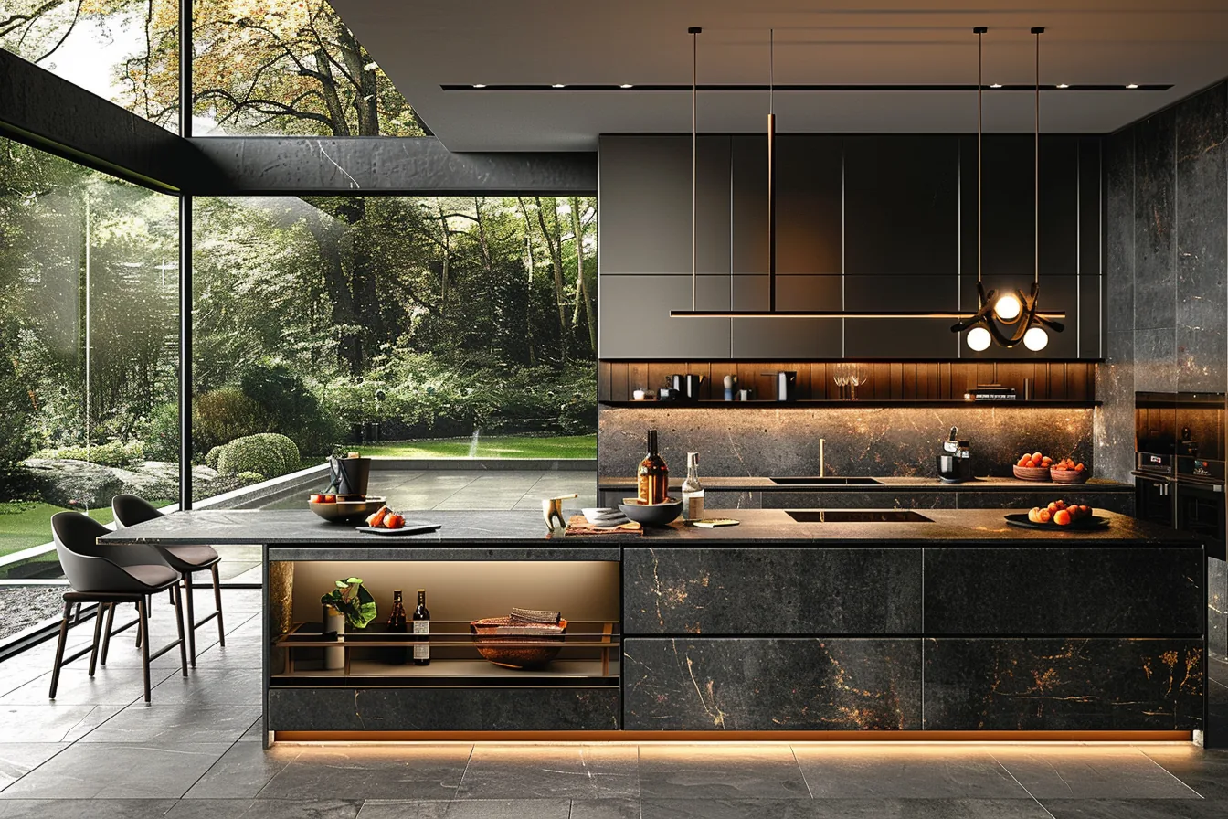 Two Tone Aluminum Frame Cabinets