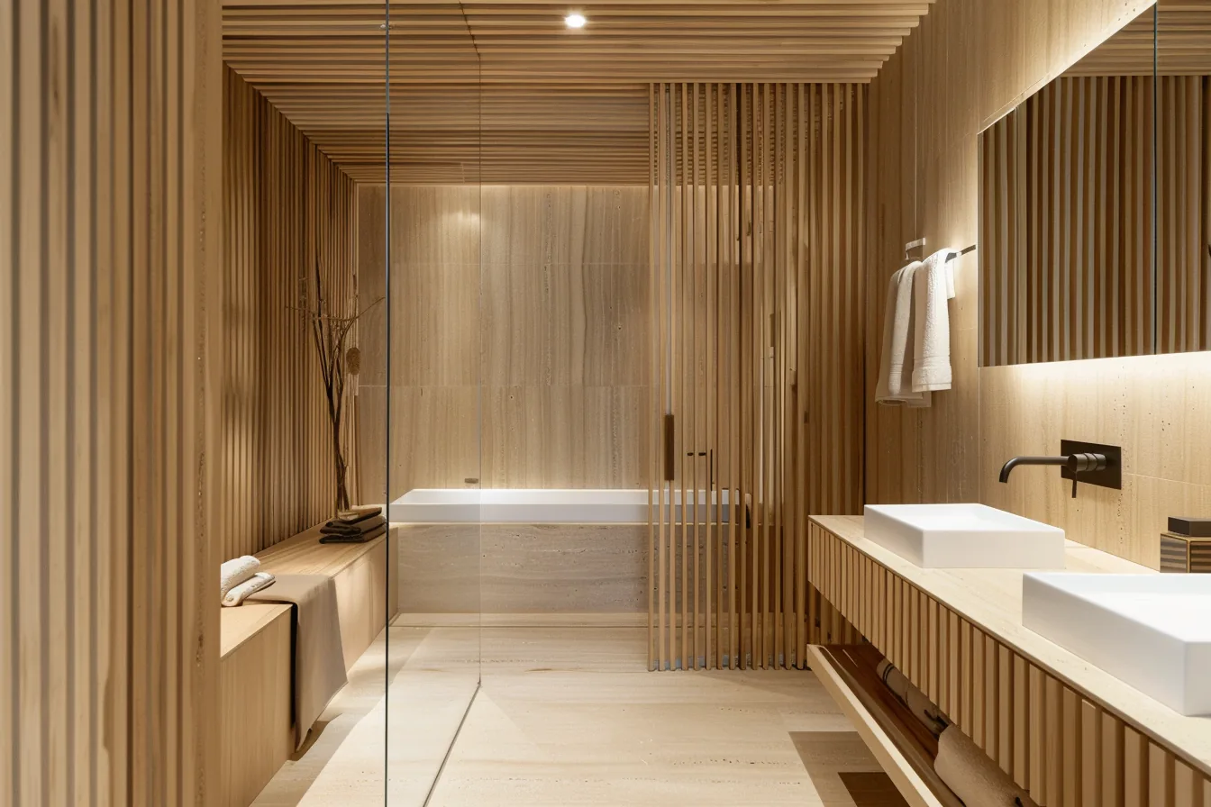 Wood Panel Partitions