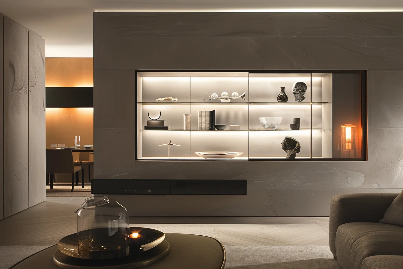 Wall Mounted Display Cabinets