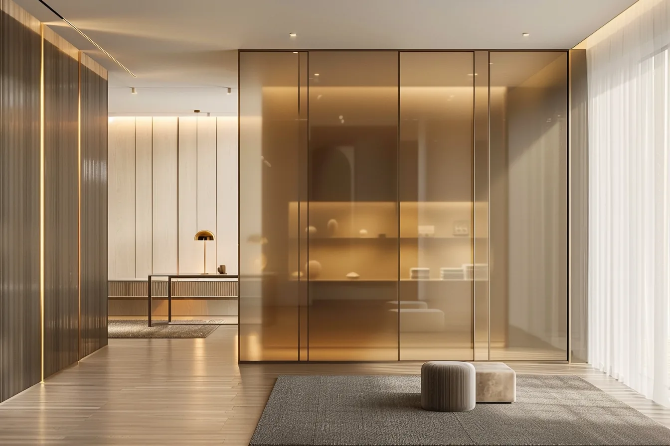 Bronze Glass Wardrobes