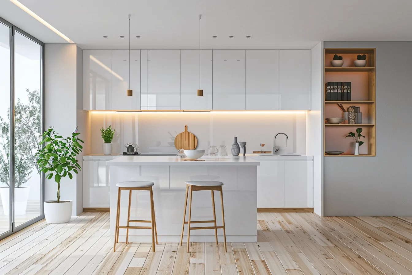 White High Gloss Cabinets
