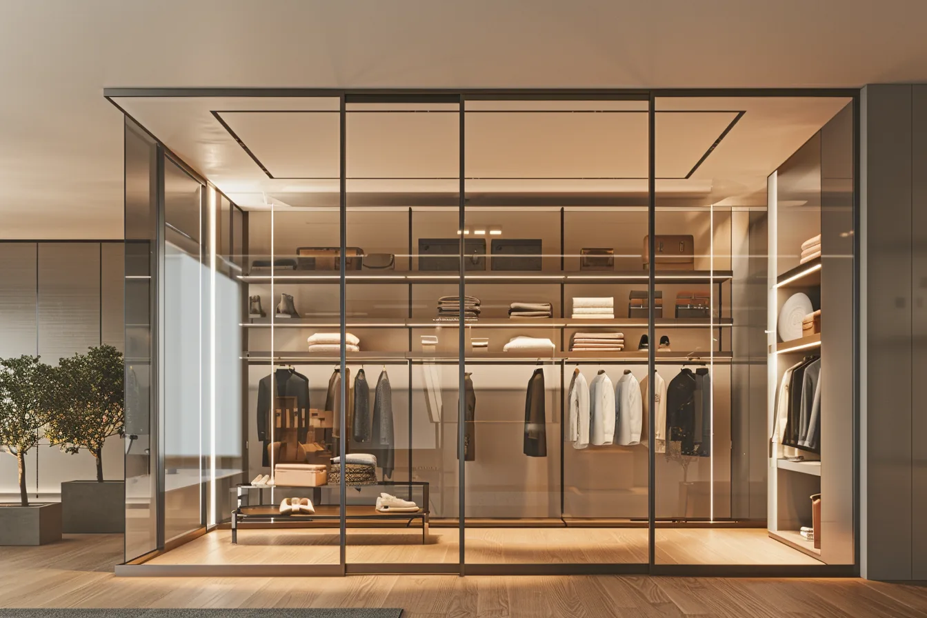 Glass Hinged Wardrobes