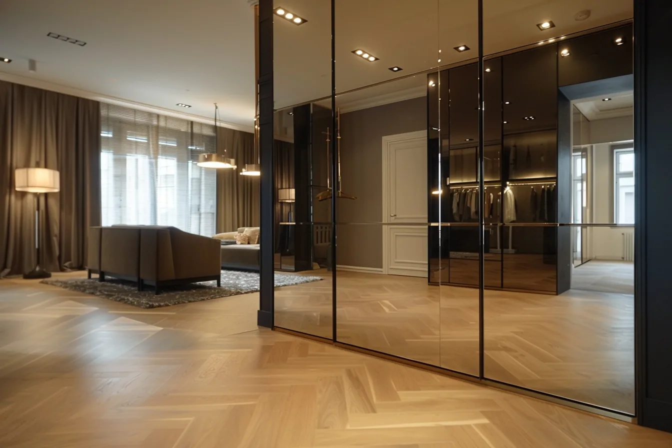 Mirrored Hinged Wardrobes