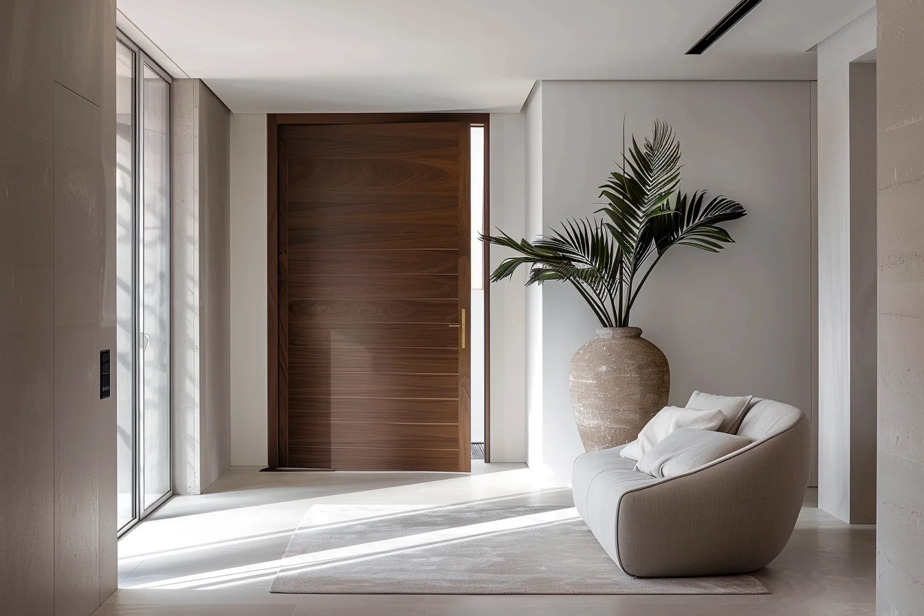 Wood Veneer Hinged Doors