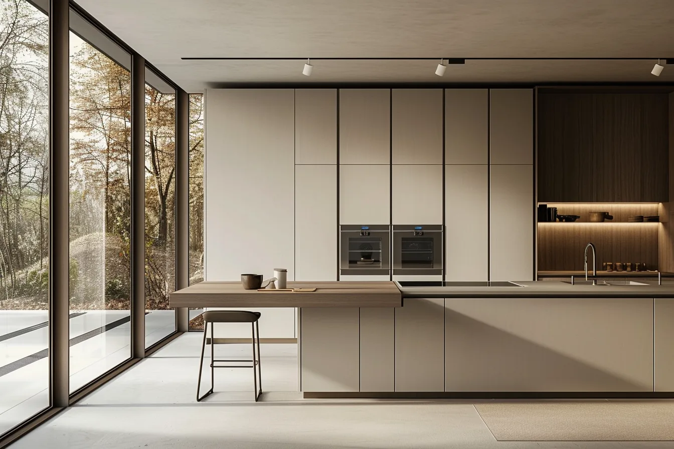 Matte Lacquer Cabinets