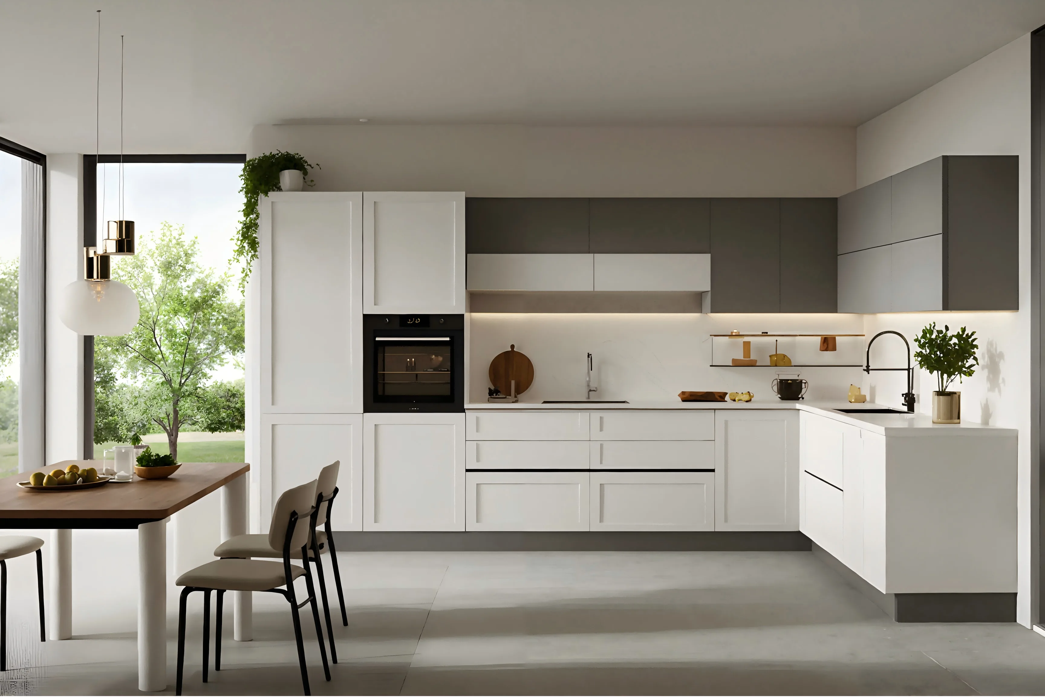 shaker lacquer cabinets