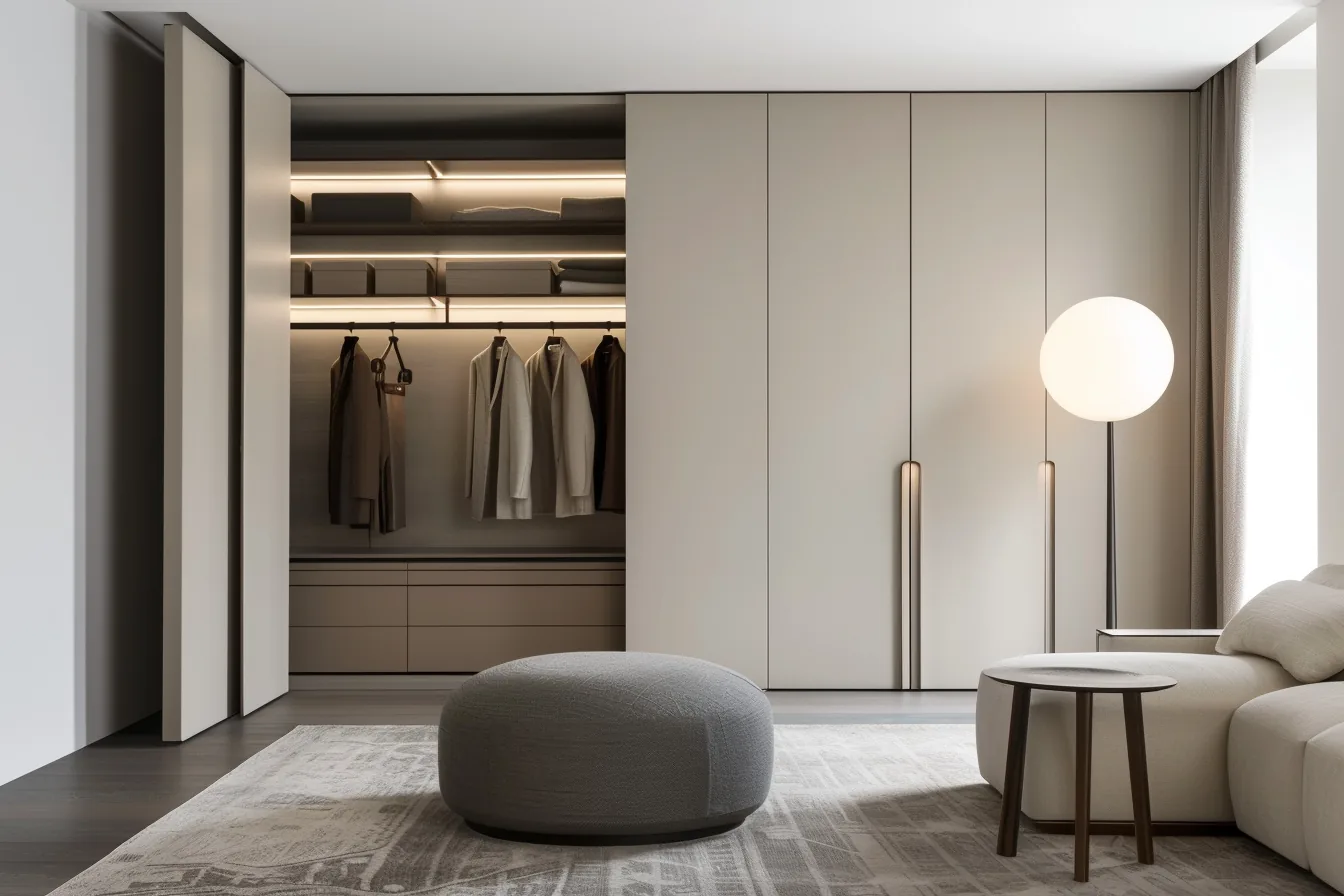 Neutral Tone Lacquer Wardrobes