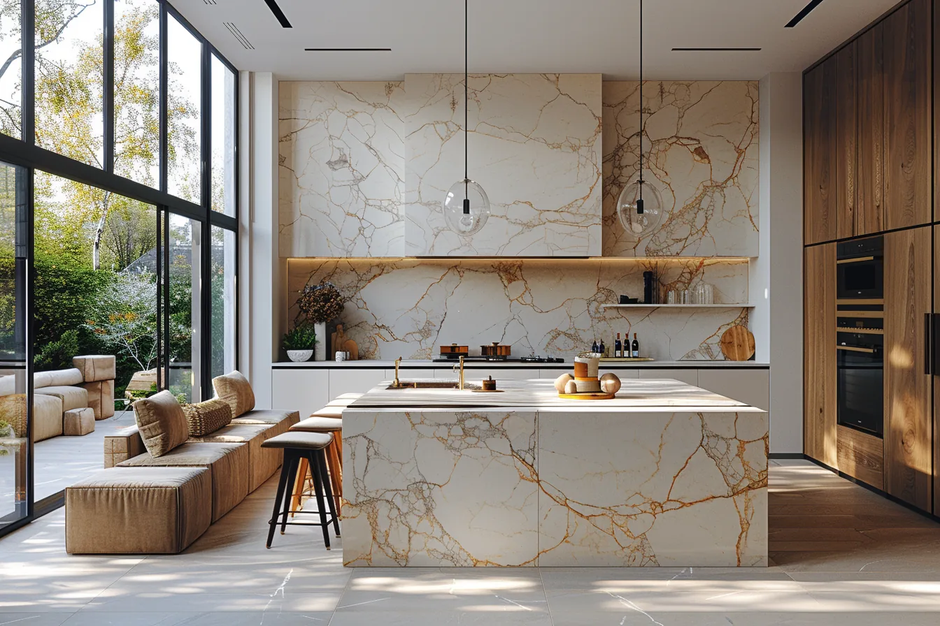 Two Tone Matte Cabinets
