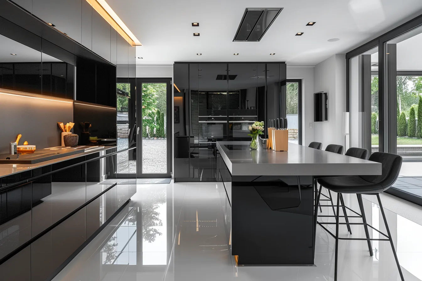 High Gloss Melamine Cabinets