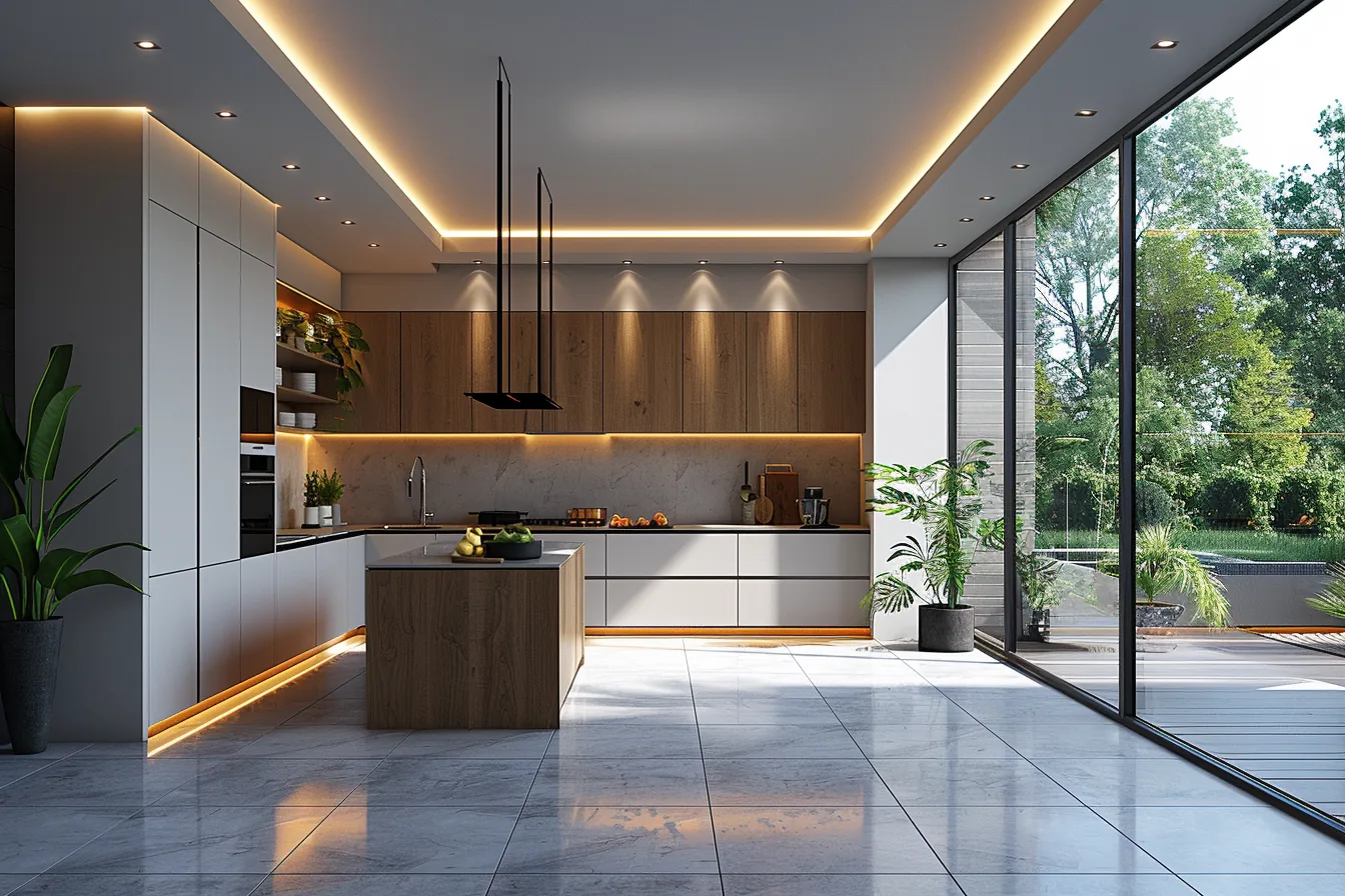Two Tone Melamine Cabinets