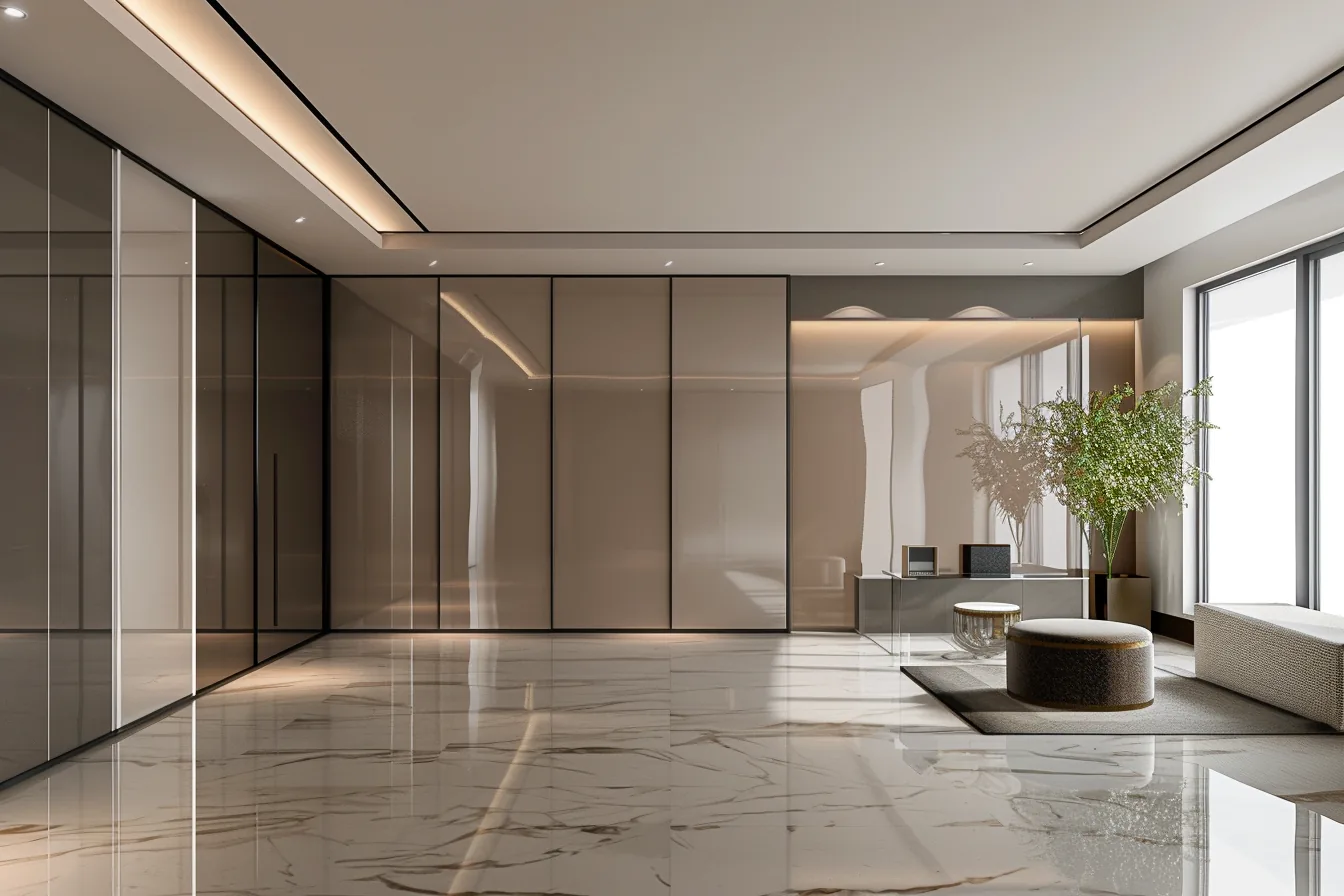 Glossy Finish Melamine Wardrobes