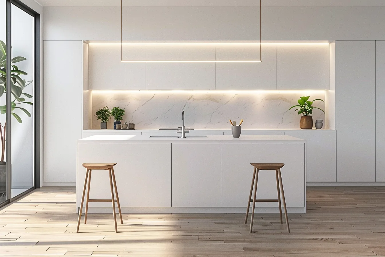 White Minimalist Cabinets