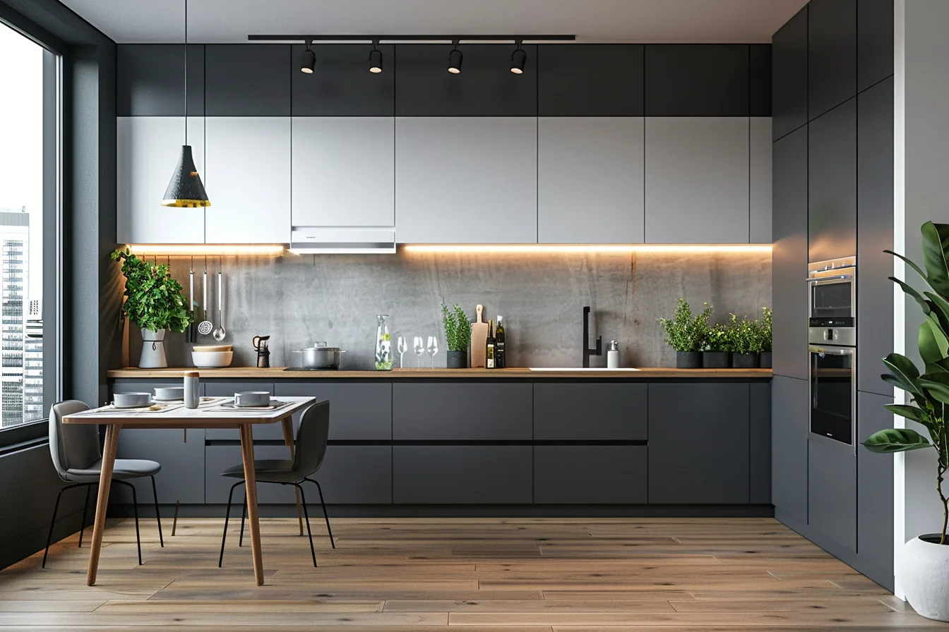 Two Tone European Cabinets