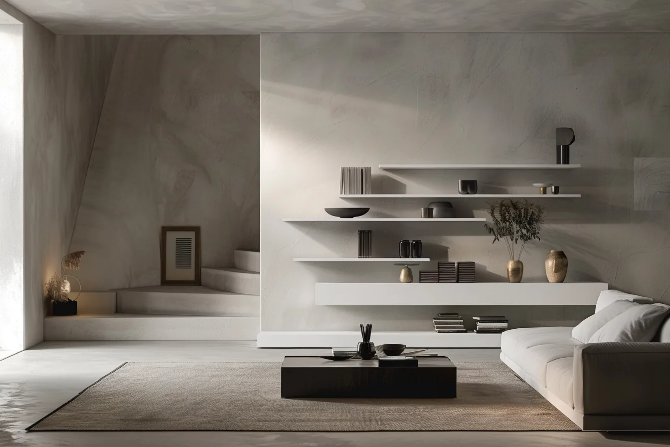 Floating Modular Shelves