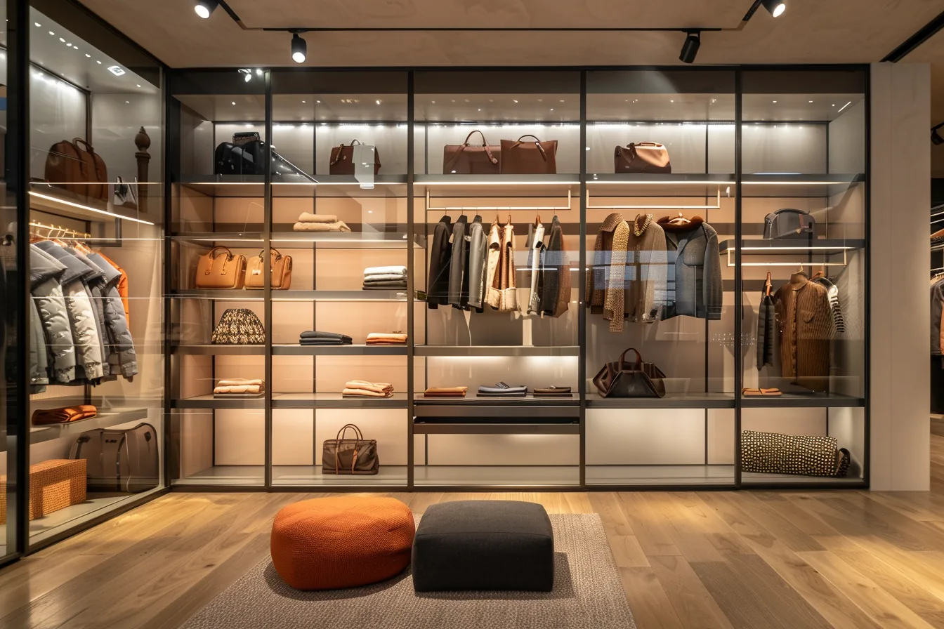 Glass Open Wardrobes