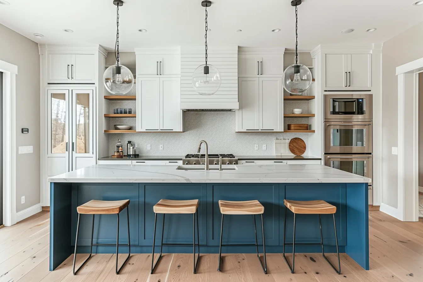Two Tone Shaker Cabinets