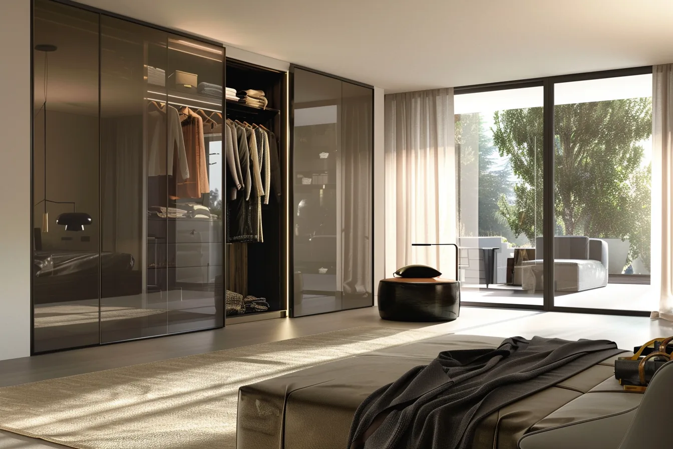High Gloss Sliding Door Wardrobes