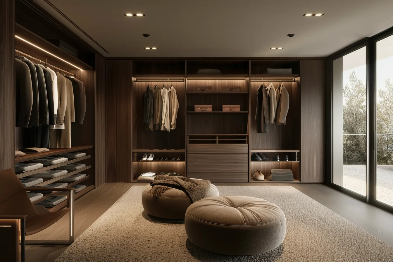 Walnut Solid Wood Wardrobes