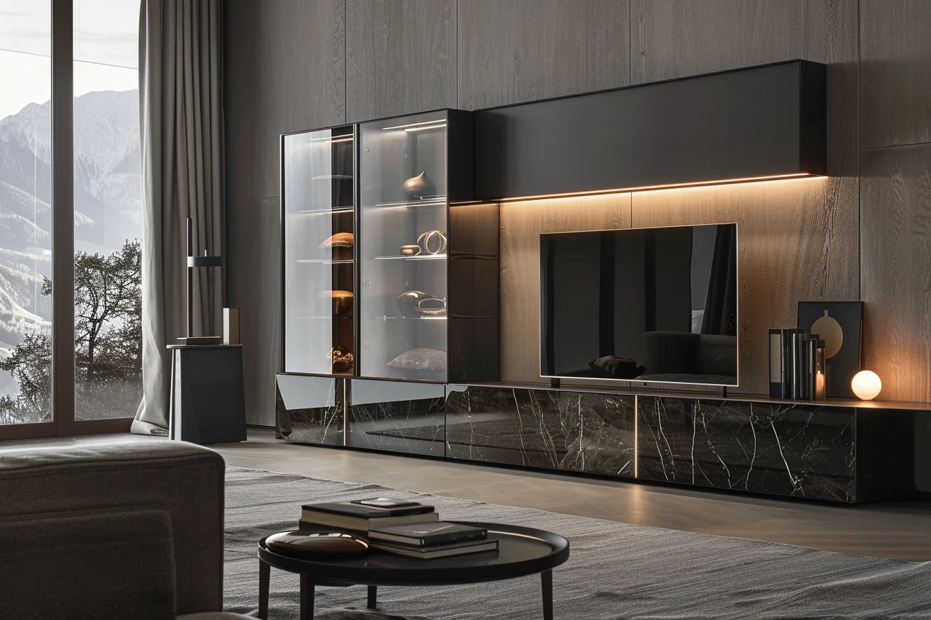 Glass Front Media Units