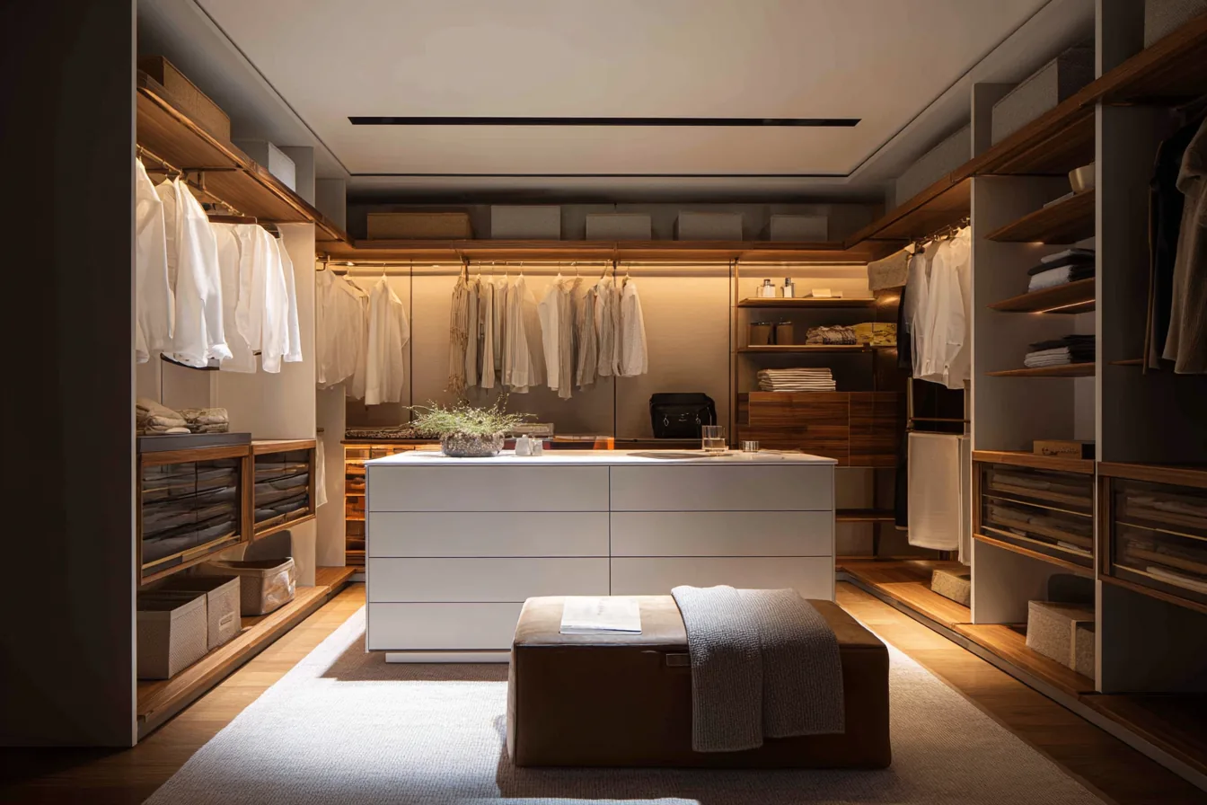 Island Walk in Wardrobes