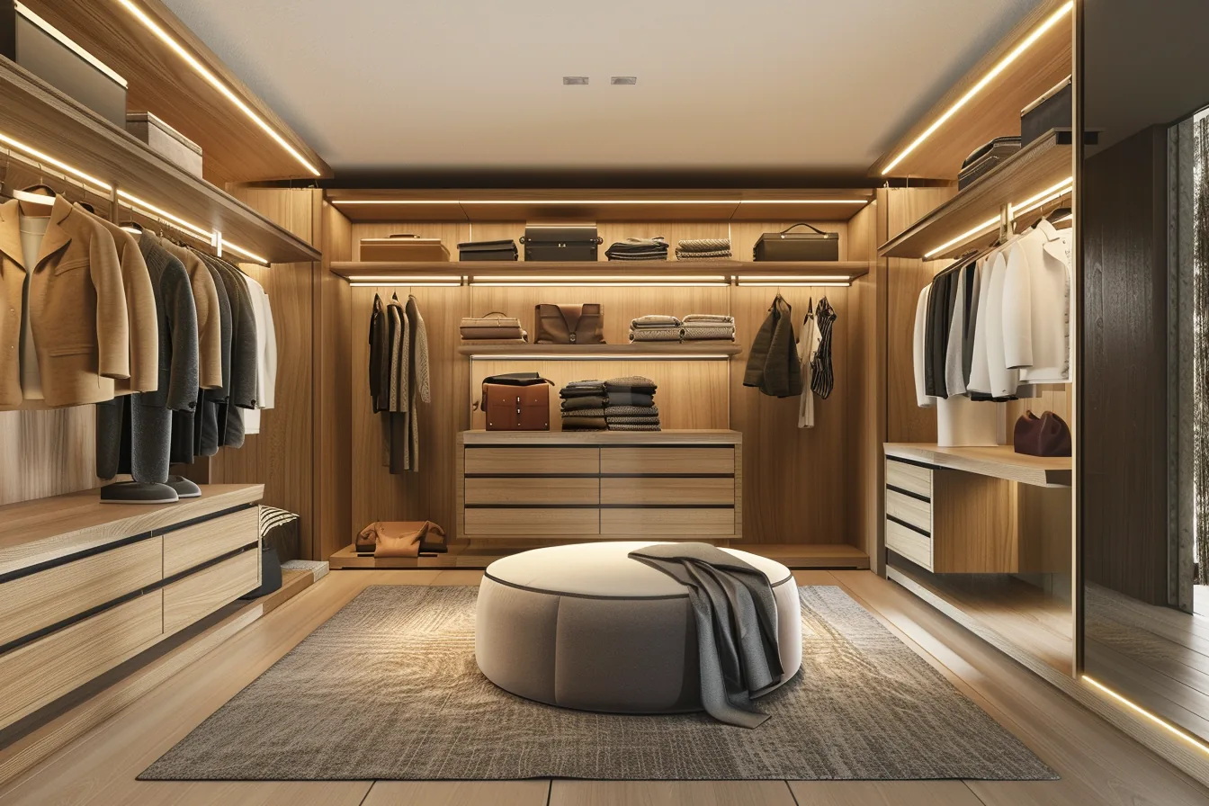 Open Walk in Wardrobes