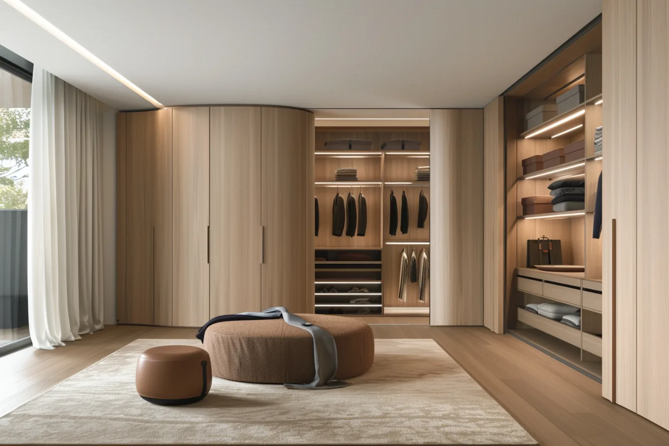 Natural Oak Veneer Wardrobes
