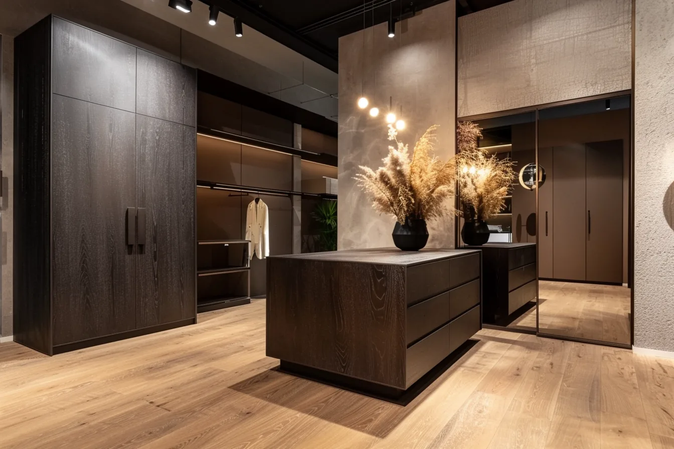 Smoked Veneer Wardrobes