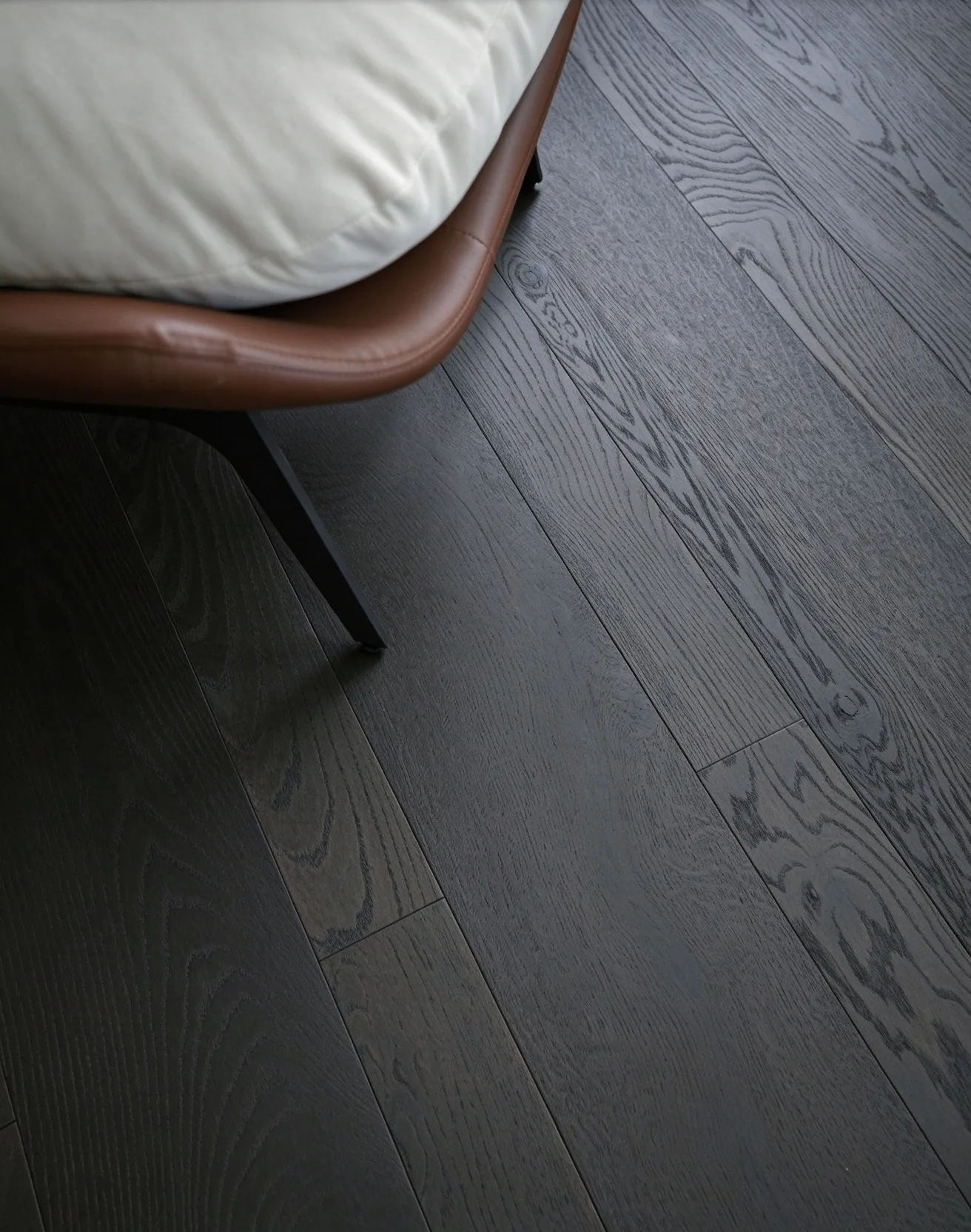 Charcoal European Oak Engineered Wood Flooring