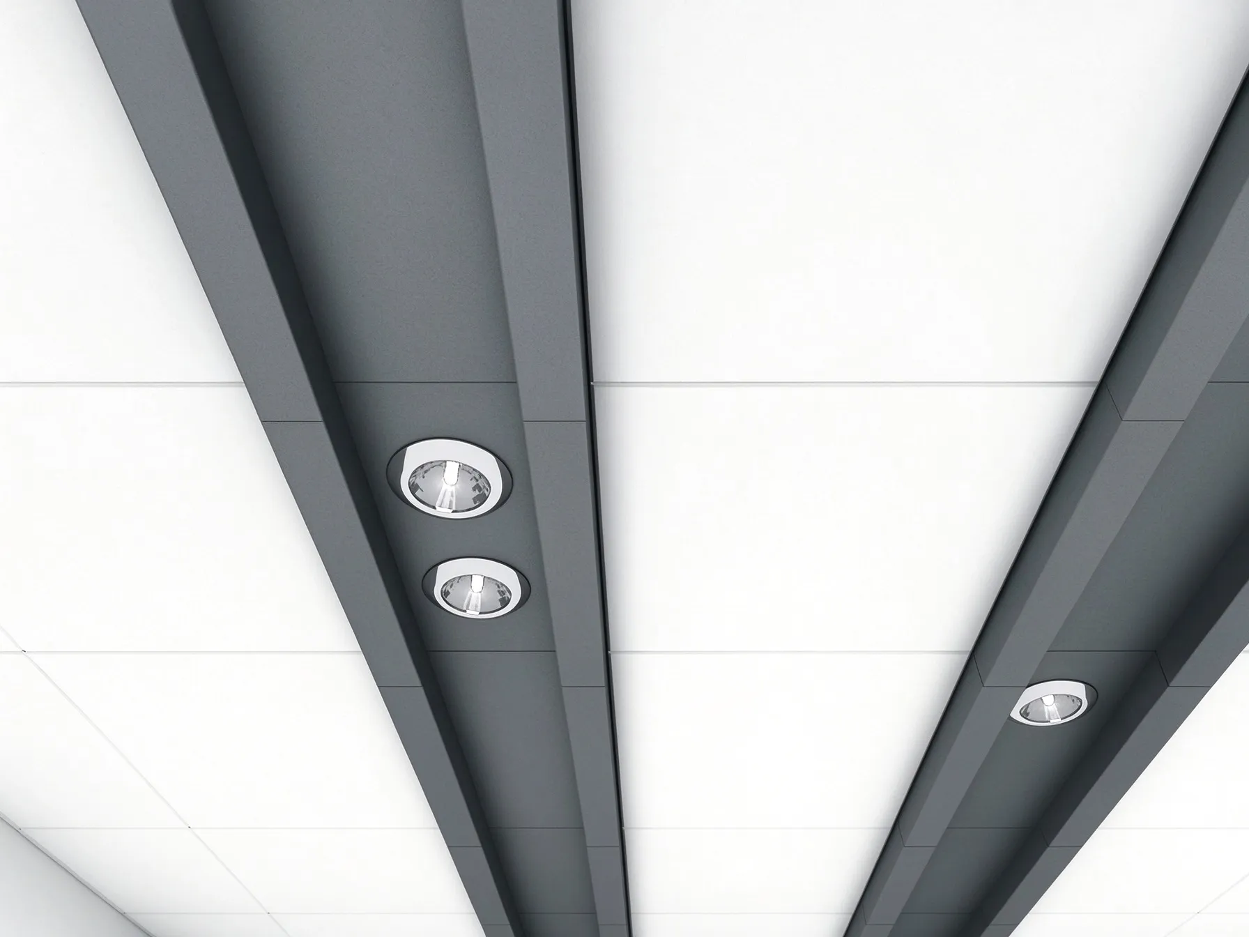 Aluminum Combination Ceiling Panel | Custom Metal Ceiling for Commercial Interior