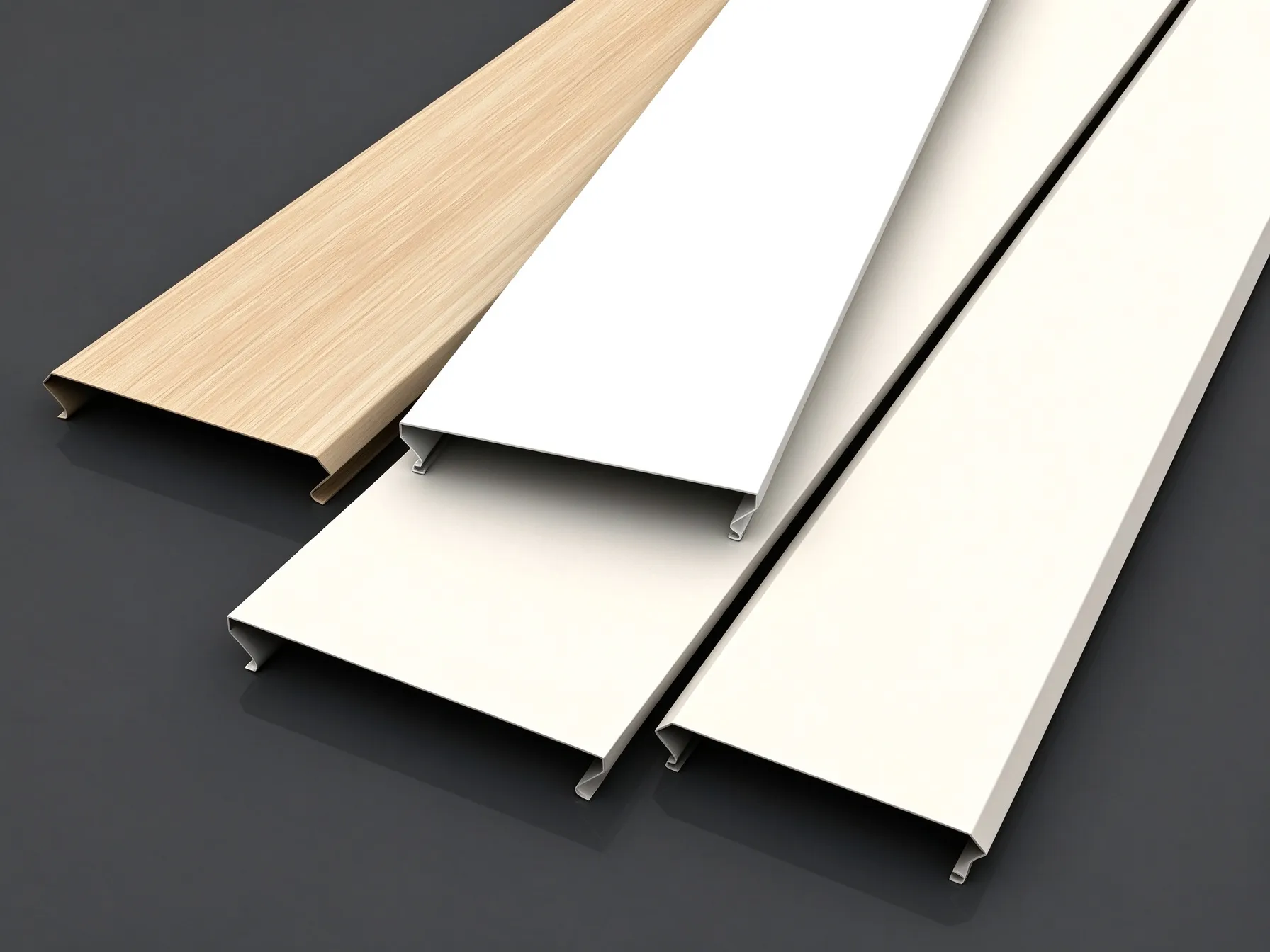 Linear C-shape Aluminum Strip Ceiling / Aluminum Linear Ceiling Panel