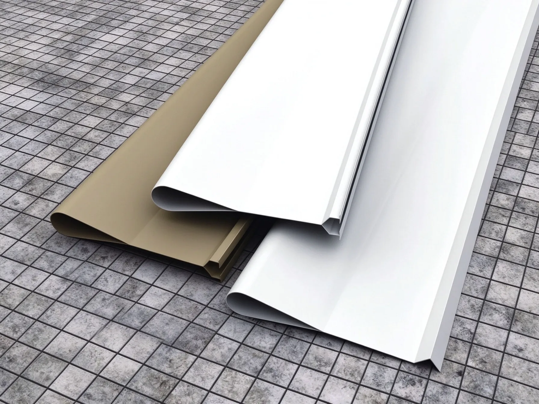 Aluminum U Baffle Ceiling / Aluminum Strip Ceiling