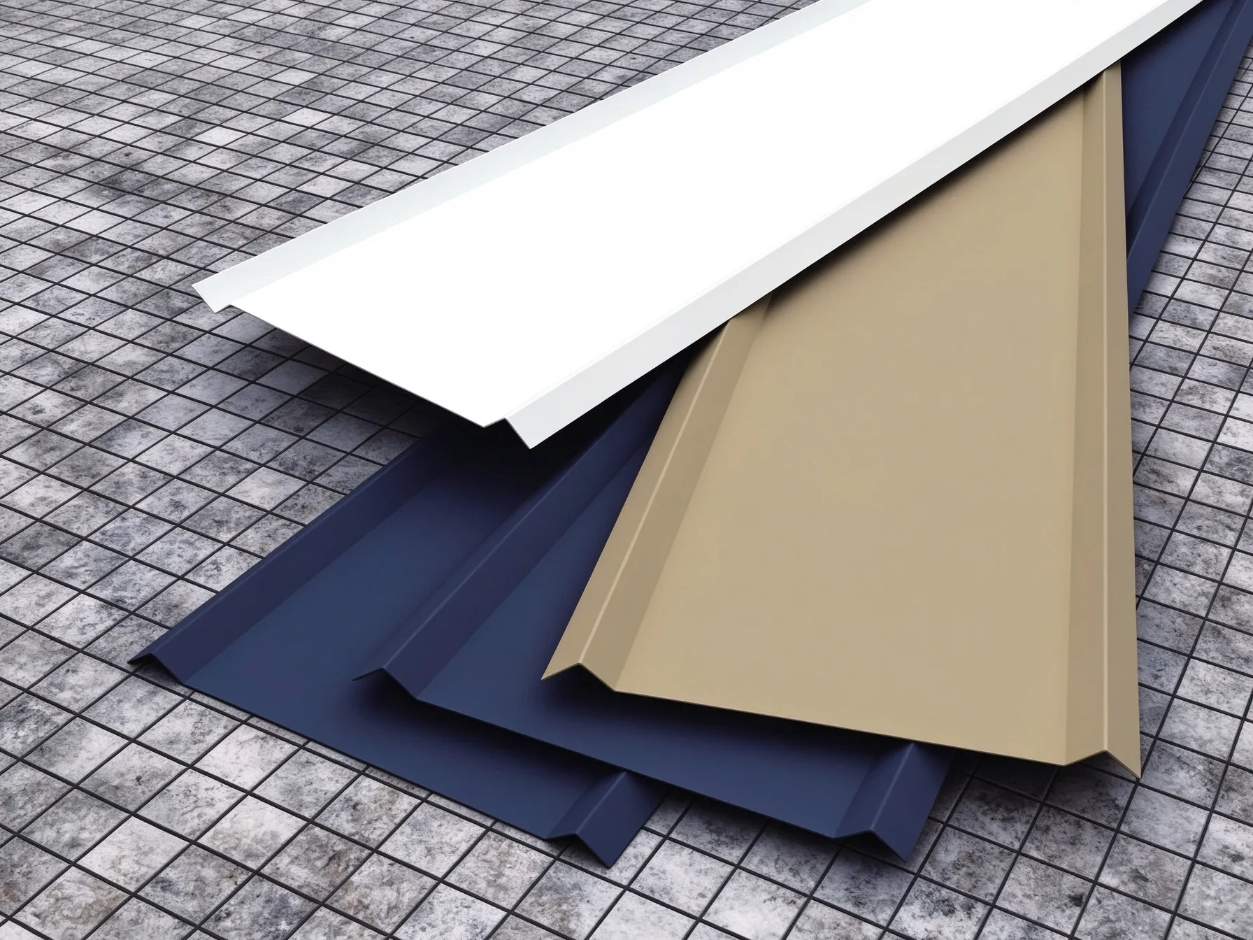 Aluminum U Baffle Ceiling / Aluminum Strip Ceiling
