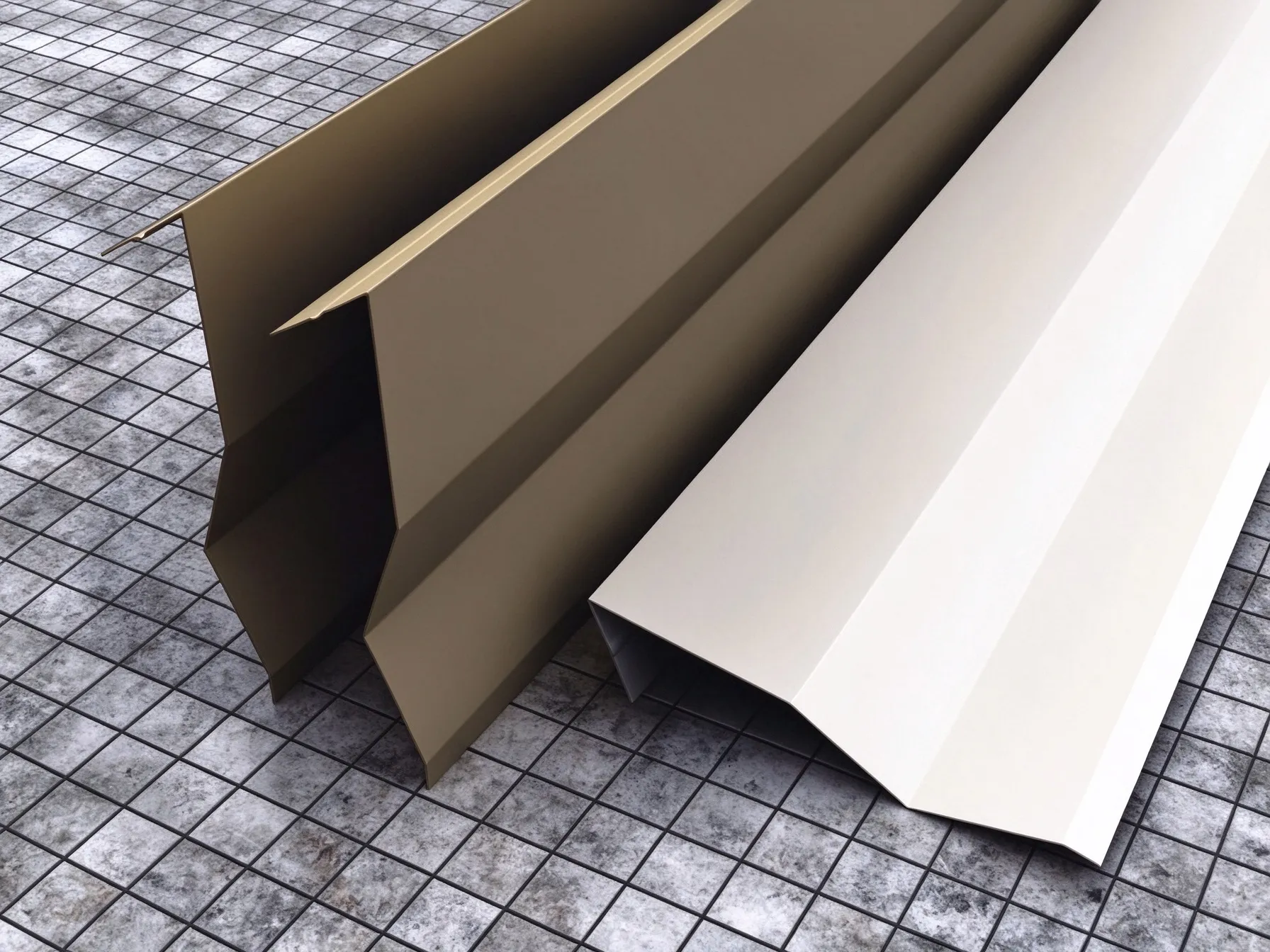 Aluminum U Baffle Ceiling / Aluminum Strip Ceiling