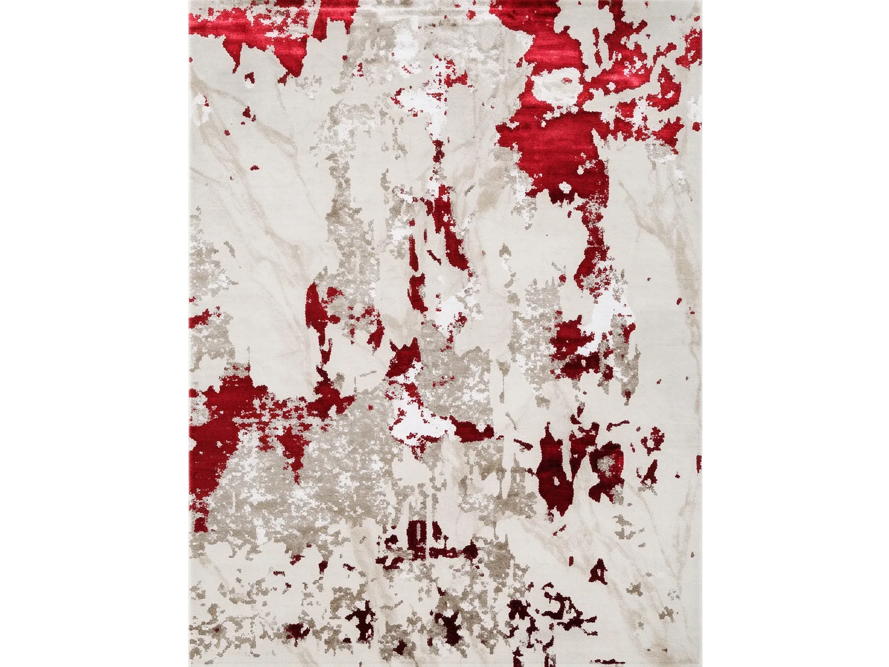 Modern Luxury Abstract Polyester Shiny Silk Area Rug