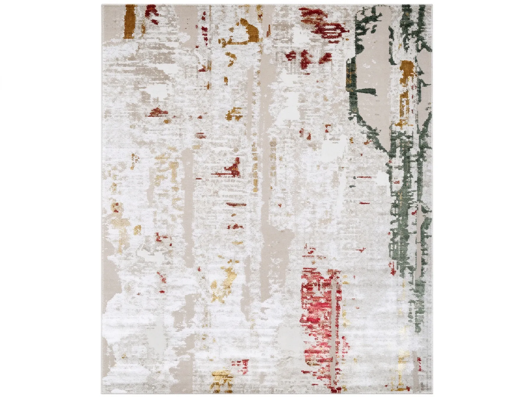 Modern Luxury Abstract Polyester Shiny Silk Area Rug