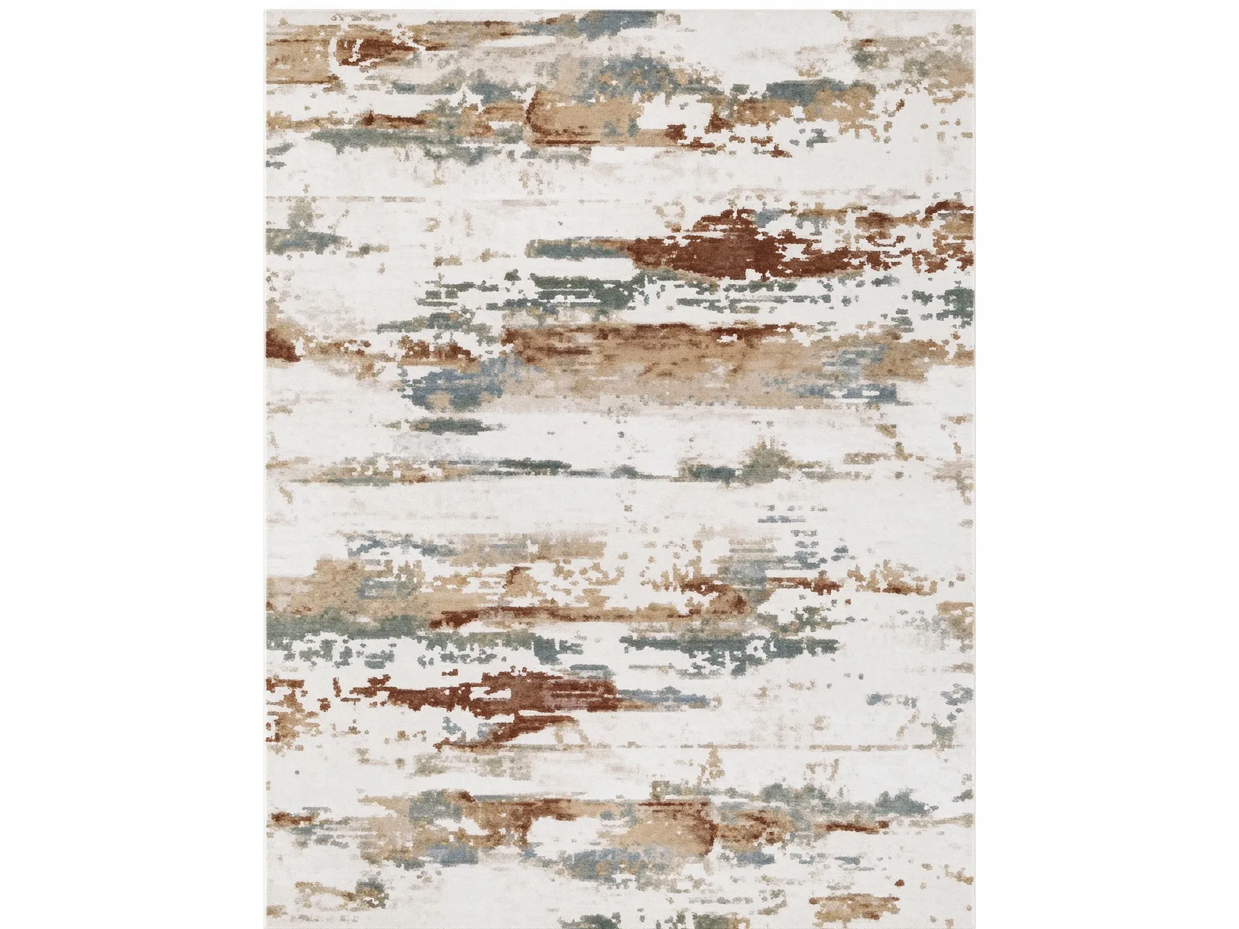 Modern Abstract Art Texture Polyester Area Rug