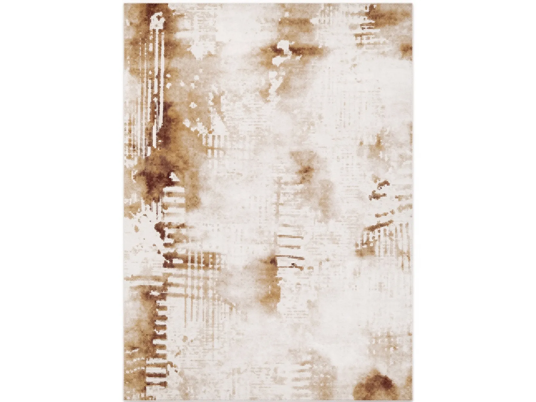 Modern Abstract Art Texture Polyester Area Rug