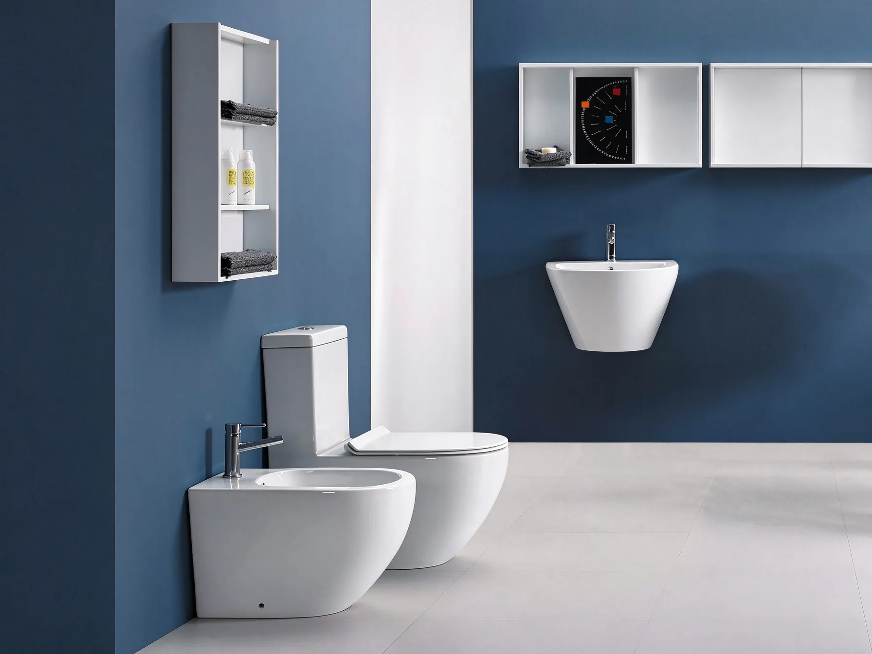 Washdown One Piece Toilet, Modern Ceramic 1003A Toilet for Bathroom