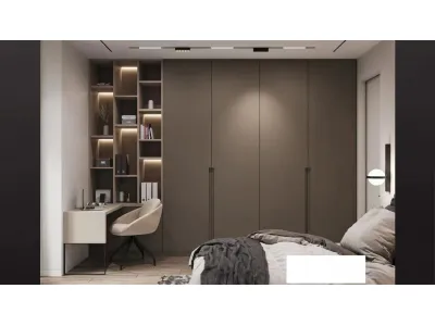 Custom Minimalist Bedroom Wardrobe | Modern Storage Solutions