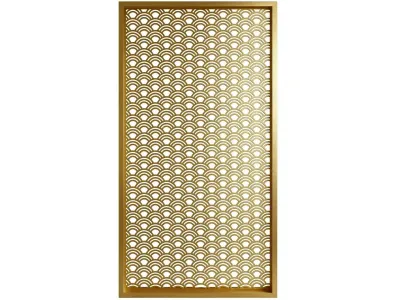 Custom Laser Cut Metal Screen | Decorative Partition for Hotel Reception