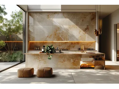 Patterned Acrylic Cabinets