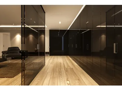 Black Acrylic Wardrobes